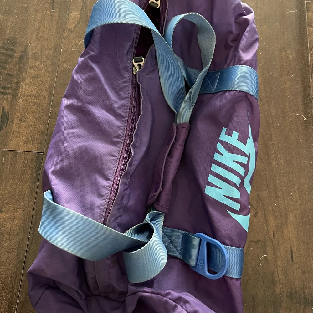 Small purple Nike bag